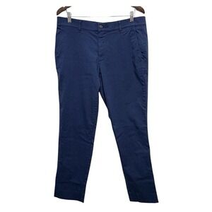 Mizzen Main Pants Mens 34 X 31 Blue Dress Career Performance Comfort Chino